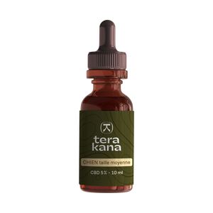 CBD oil (5%) for medium-sized dogs (between 10 and 20 Kg)